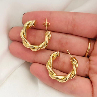 Funky Resin Polish Artificial Stones Earrings
