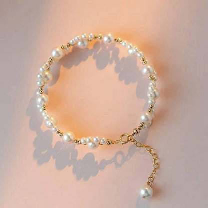 1 Pc Resin Plated Beautiful Pearl Bracelet