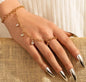 1 Pc Gold Plated Thread Bracelet