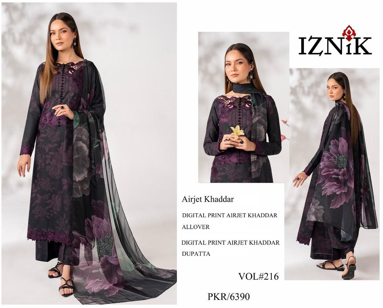 IZNIK  3Pc 19 Designs