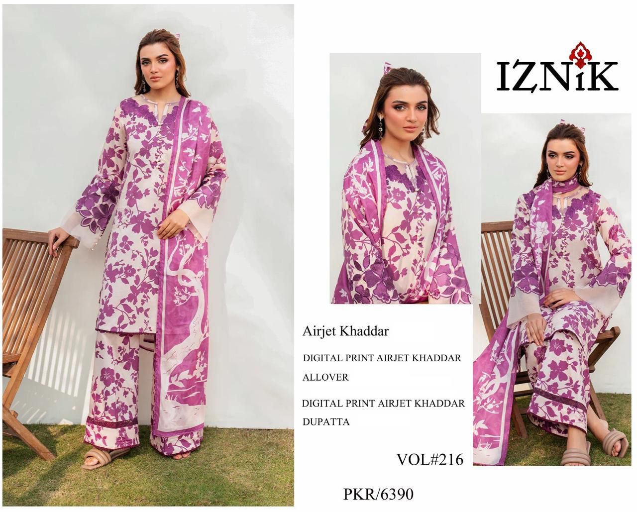IZNIK  3Pc 19 Designs