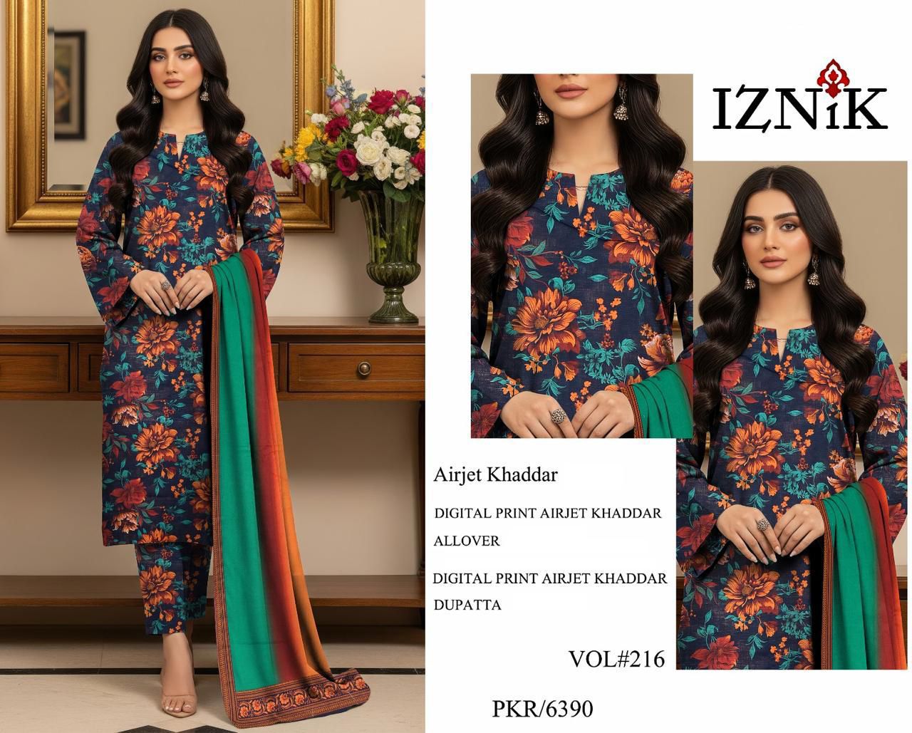 IZNIK  3Pc 19 Designs