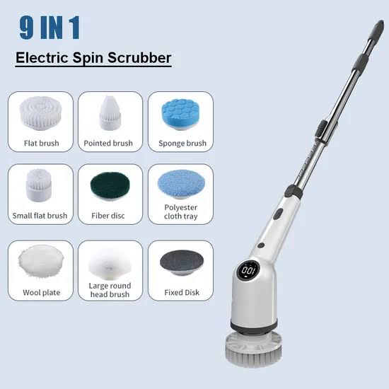 9-In-1 Multi-Function Electric Cleaning Brush