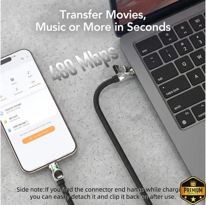 4-in-1 USB Fast Charging Cable - 240W [FREE SHIPPING ALL OVER UAE]